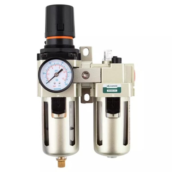 Модульная группа для подготовки воздуха с регулятором давления и манометром GARWIN PRO 807660-12-5 (1/2", 5 мкм)