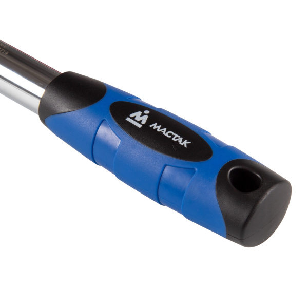 Трещотка 1/2" 350-490 мм 72 зубца флажковая с кнопкой шарнирная телескопическая МАСТАК 010-43719