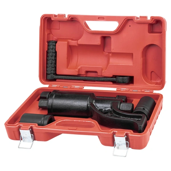 Набор инструмента: гайковерт ручной с редуктором в комплекте с головками