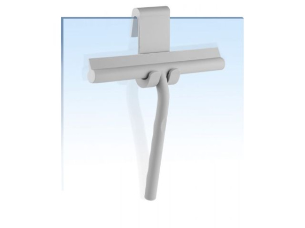 Стеклоочиститель (водосгон) с держателем, серый, PERFECTO LINEA