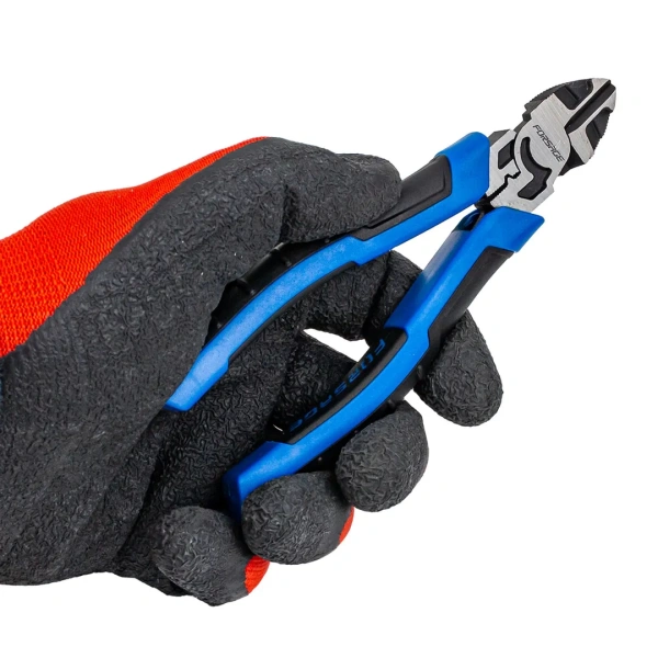 Бокорезы с эргономическими рукоятками+обжимка 160мм, на блистере