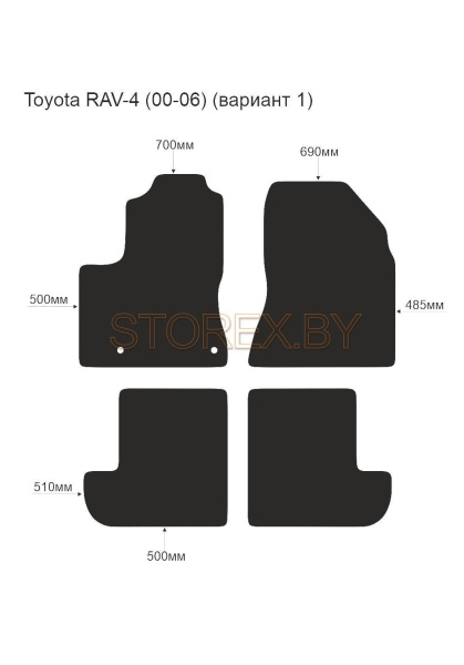 Toyota RAV-4 (00-06) (вариант 1) copy