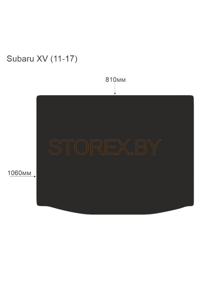Subaru XV (11-17) Багажник copy