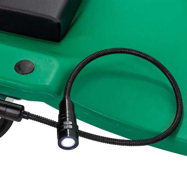 Лежак пластиковый подкатной на 6-ти колесах