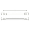 Licota AWT-EAF1012 Ключ накидной текстурный Е-профиль Е10 х Е12