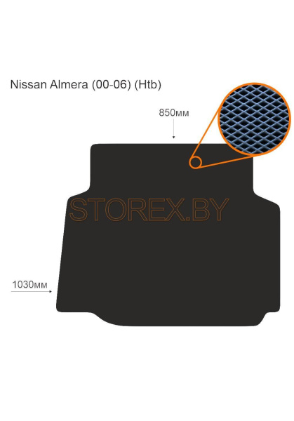 Nissan Almera (00-06) (Htb) Багажник copy