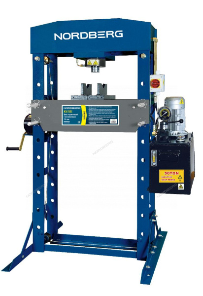 Пресс электрогидравлический 150т с опорными блоками NORDBERG N36150E