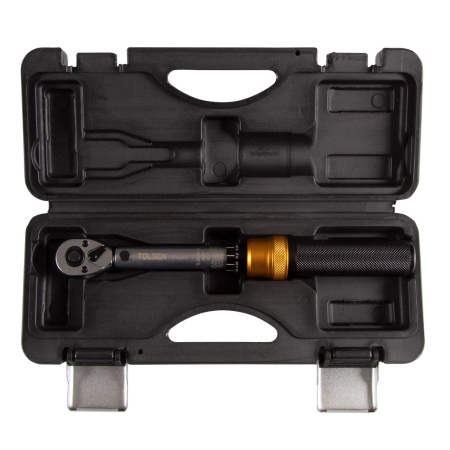 Ключ динамометрический 1/4", 5-25 Нм в пластиковом кейсе TOLSEN TT19661