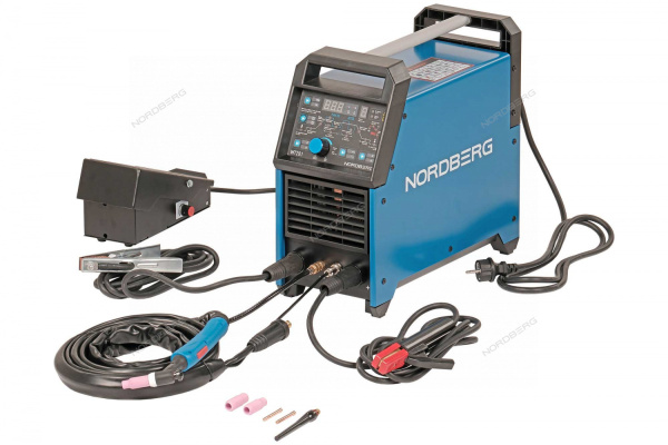 Аппарат сварочный инверторный TIG+MMA 220 В NORDBERG WT201
