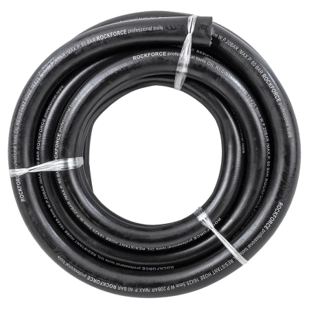 Шланг резиновый армированый бензо-маслостойкий 16х25.5ммх5м(повышенная гибкость и сопротивление к излому,раб.давл. 20bar,max60bar,-30C°+70C°,DIN20018)