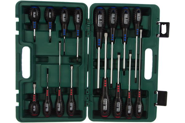 Набор отверток шлиц и крест JONNESWAY Full Star D04PP16S (16 предметов)