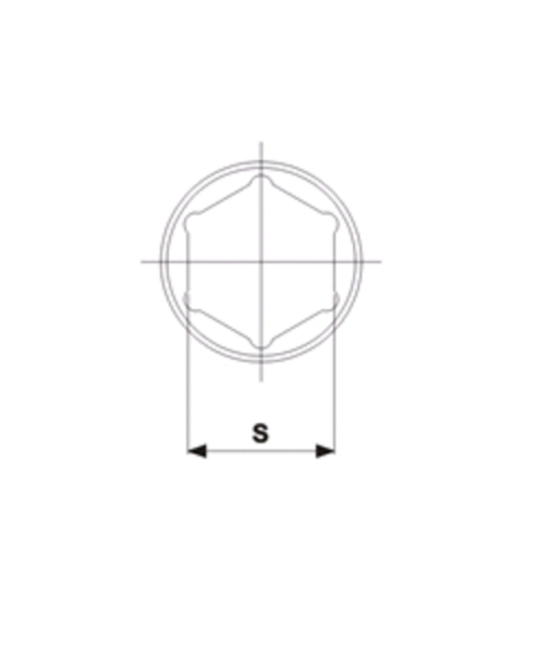 Головка торцевая ударная глубокая JTC 448211 (1/2", 11 мм, L=82 мм)