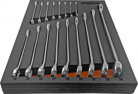 Набор ключей комбинированных Ombra OMT17STE, 6-24 мм