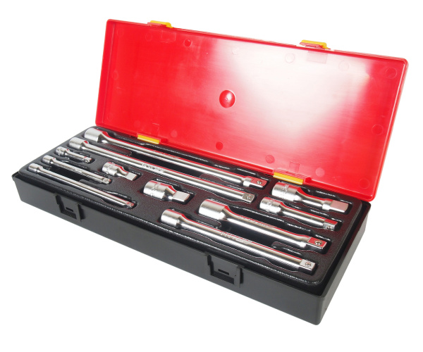 Набор удлинителей в кейсе JTC K1111 (1/4", 3/8", 1/2", 11 предметов)