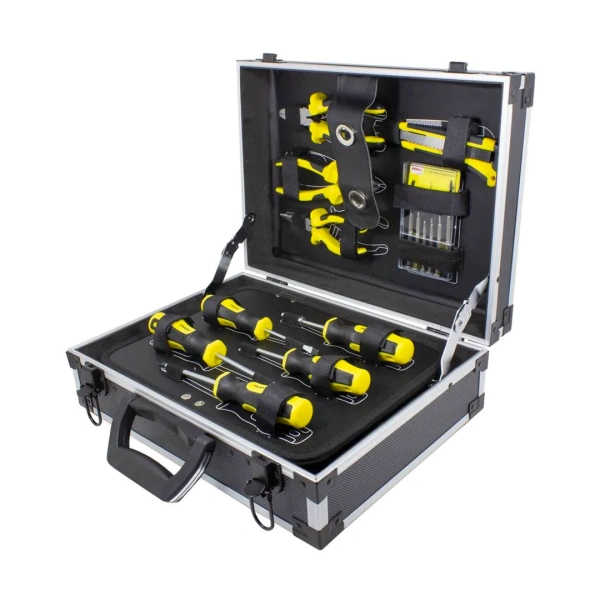 Набор инструментов 91пр. 1/4''3/8''(6гр)(4.5-19мм),в аллюм. чемодане