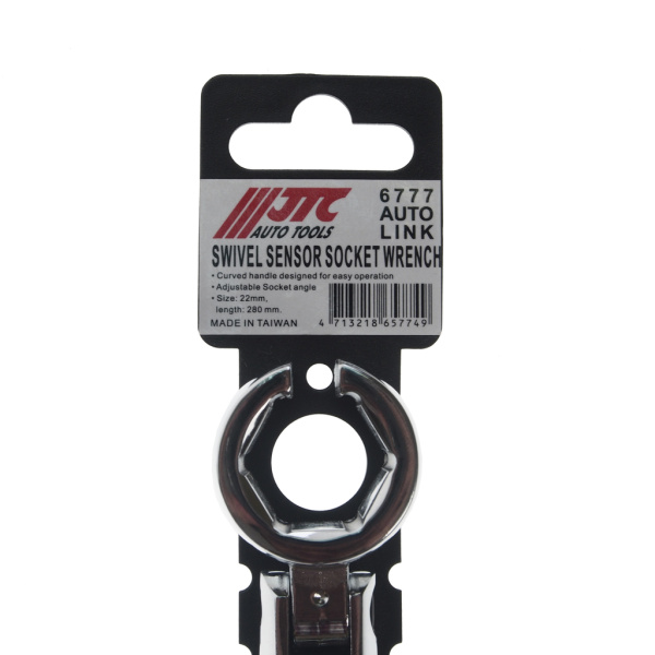 Ключ для датчика кислорода лямбда зонд с подвижной головкой JTC 6777