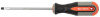 Отвертка стержневая шлицевая 750410, ROUND GRIP, SL4x100 мм