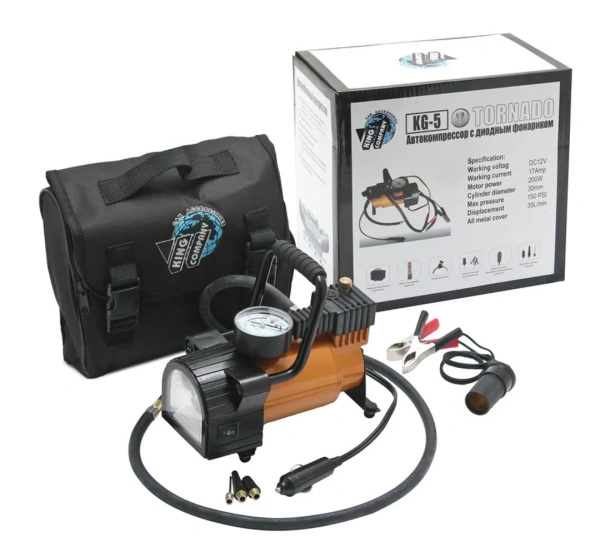 Компрессор KG-5 (FY-105) с фонарём