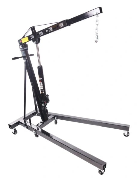 Кран гидравлический, 2т складной, (высота подъема 2200мм, длина стрелы:1000-1570мм)