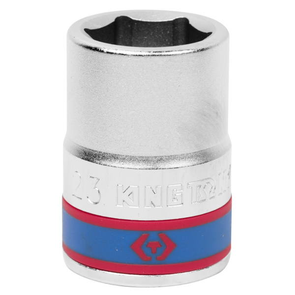 Головка торцевая стандартная шестигранная 3/4", 23 мм KING TONY 633523M