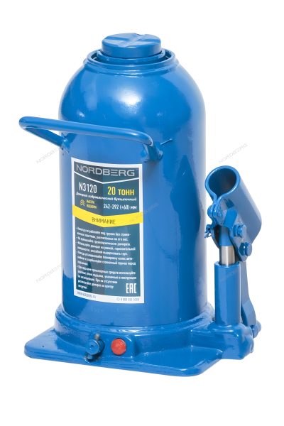 Домкрат бутылочный 20 т NORDBERG N3120