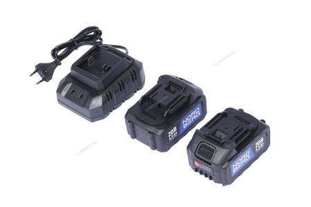 Угловая шлифмашина аккумуляторная NORDBERG NE308K (УШМ, диам. диска 125 мм, 20 В, 2 аккумулятора и зарядное устройство)