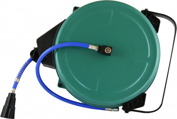 Шланг пневматический на автокатушке Jonnesway JAZ-0001B (8.0х12.0 мм, 15 м)