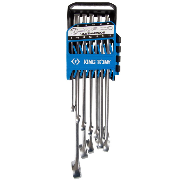 KING TONY Набор комбинированных ключей, 8-22 мм, 12 предметов