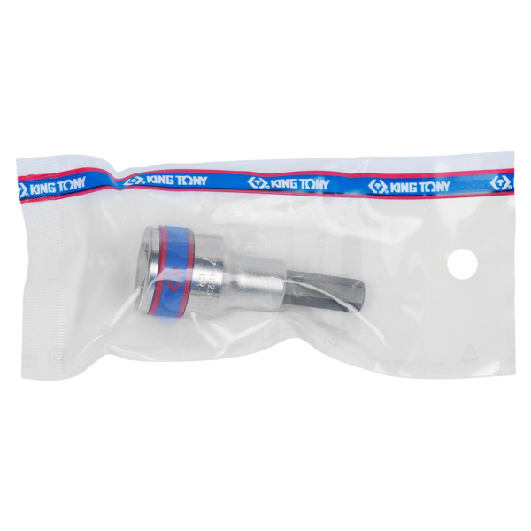 Насадка (бита) торцевая 1/2", HEX, 8 мм, L = 60 мм KING TONY 402508