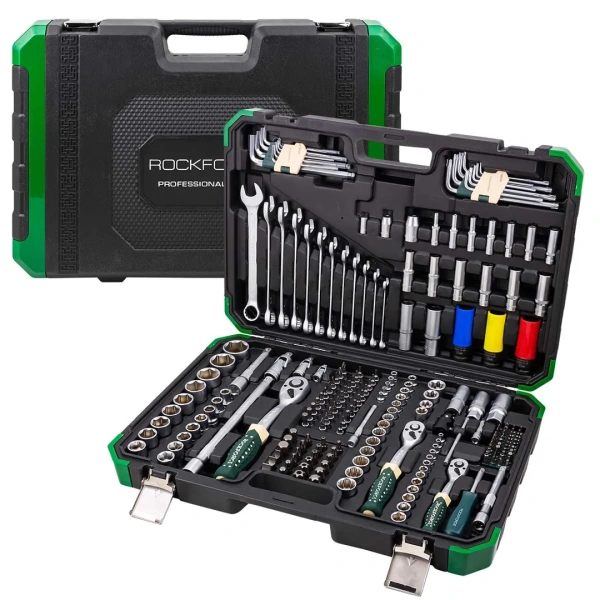 Набор инструментов 222пр. 1/4'', 3/8'', 1/2''(6гр.,12гр.)