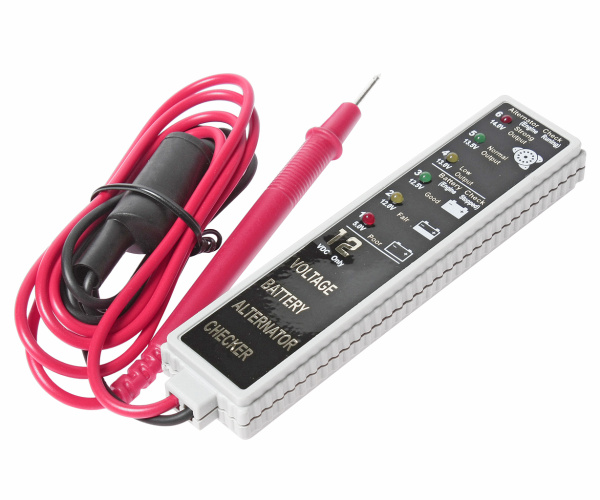 Тестер для АКБ (генератор) со световым индикатором JTC J027