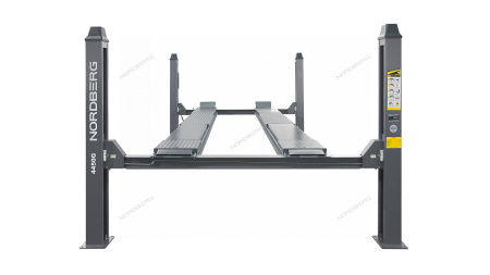 Подъемник четырехстоечный NORDBERG 4450_MG(M), 5 т, c ручной траверсой 3 т N433, для сход-развала, механическое снятие