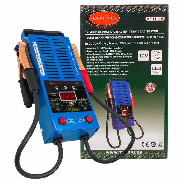 Тестер аккумуляторных батарей цифровой (12V, 125А)