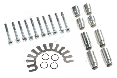 Подъемник 380V 2х стоечный с нижней синхронизацией г/п 4,5т NORDBERG N4124AM-4,5G