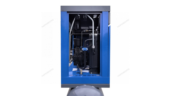 Компрессор винтовой NORDBERG NCB20RD (15 кВт, 10 бар, 2150 л/мин, ресивер 410 л, IP23, осушитель)