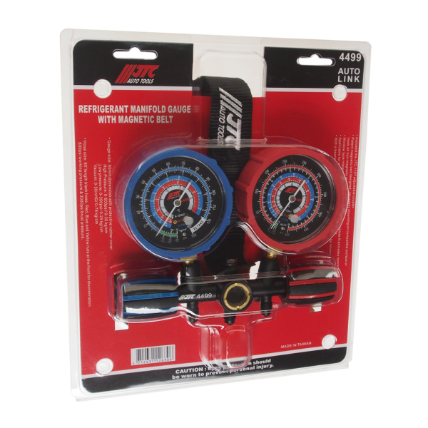 Устройство для заправки автокондиционера с магнитным ремнем JTC 4499