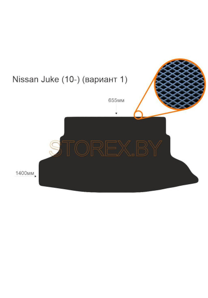 Nissan Juke (10-) Багажник (вариант 1) copy