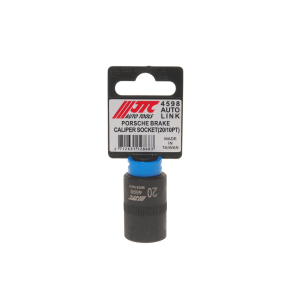 Головка для демонтажа суппортов 10-ти гранная JTC 4598 (1/2", 20 мм, L=38 мм, PORSCHE)