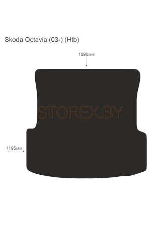 Skoda Octavia (03-) (Htb) Багажник copy