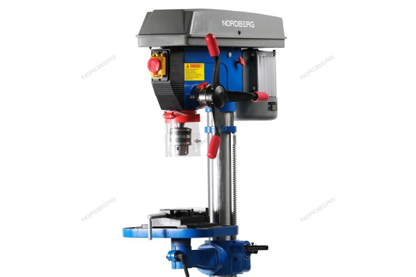 Станок сверлильный NORDBERG ND25120 (900 Вт, 20 мм, 12 скоростей, тиски)