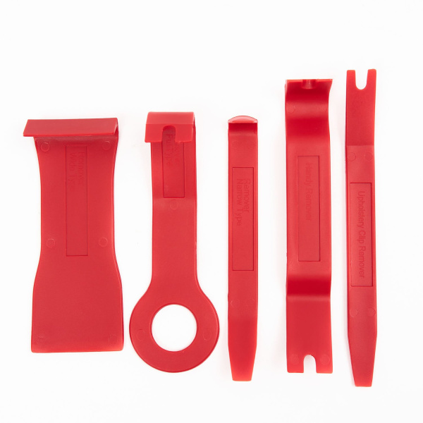 Набор съемников для демонтажа облицовочных панелей ROSSVIK ST124 (5 предметов)