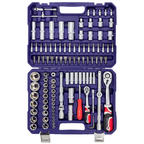 Набор инструментов 108пр.1/4'',1/2''(6гр.)(4-32мм)