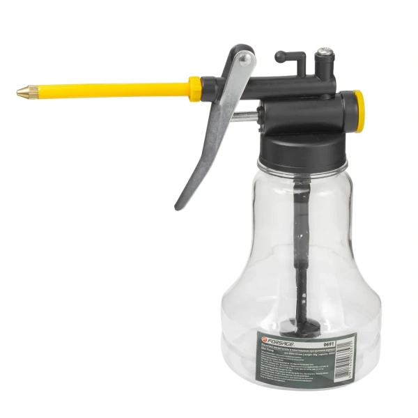 Масленка-нагнетатель в пластиковом прозрачном корпусе, 350мл