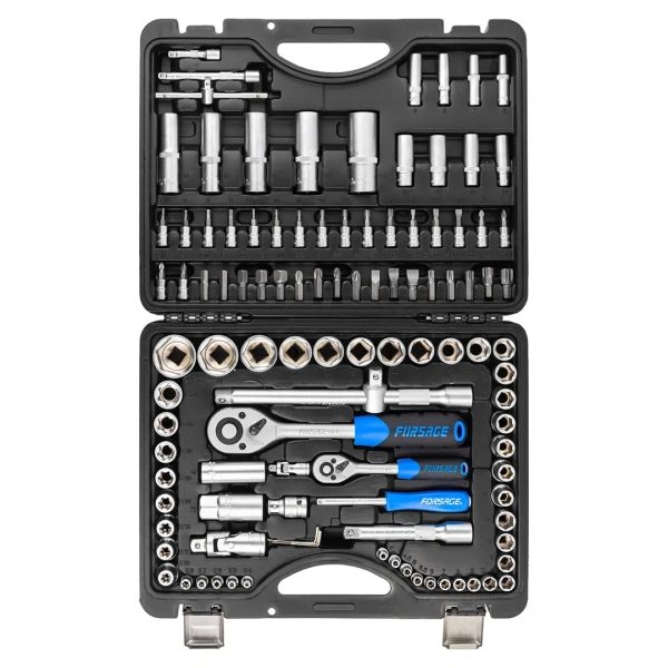 Набор инструментов 108пр.1/4''&1/2''(6гр.)(4-32мм)