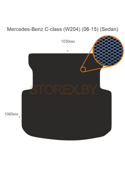 Mercedes-Benz C-class (W204) (06-15) (Sedan) Багажник copy