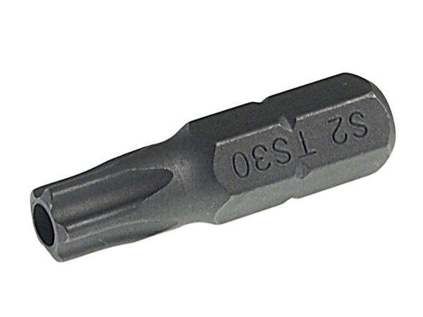 Бита TORX 5-ти гранная с отверстием JTC 1192530 (TS30Hх25 мм, 1/4")