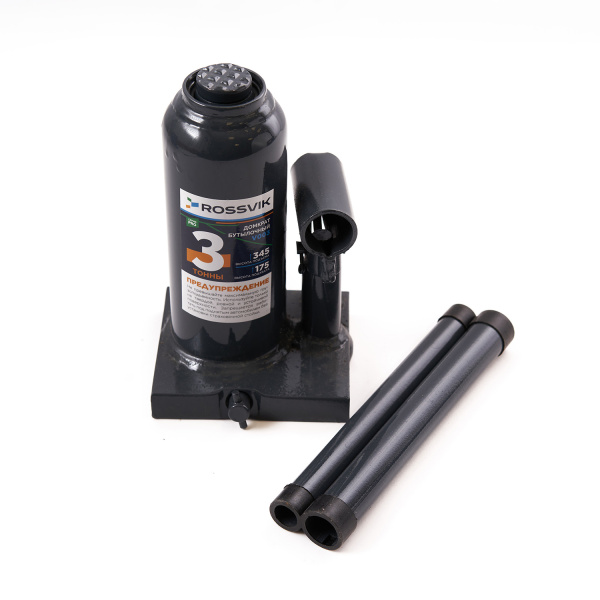 Домкрат бутылочный ROSSVIK PRO V003 (г/п 3,0 т)