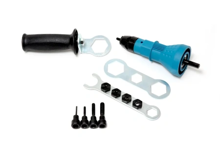 Адаптер-заклепочник резьбовой для дрели (М3, М4, М5, М6, М8, min 15Nm, max 1000 об/мин), в блистере