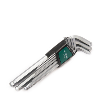 Набор ключей шестигранных ROSSVIK H0509S (9 пр., длинные с шаром)