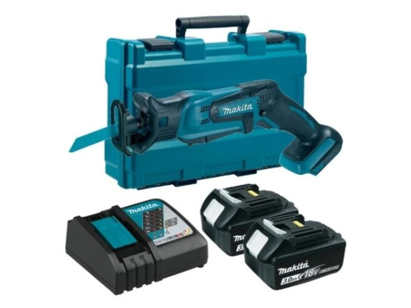 Аккум. сабельная пила MAKITA LXT DJR 183 RFE в кейсе